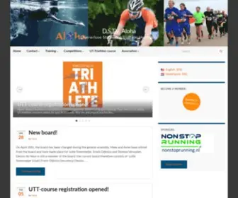 Alohatriathlon.nl(Drienerlose Studenten Triathlon Vereniging) Screenshot