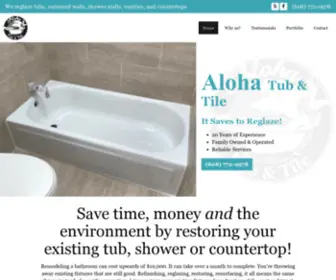 Alohatubandtile.com(Bathroom Refinishing) Screenshot