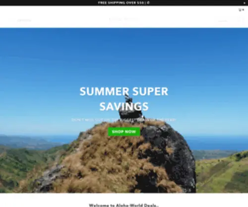 AlohaWorlddeals.com(Aloha-World Deals) Screenshot