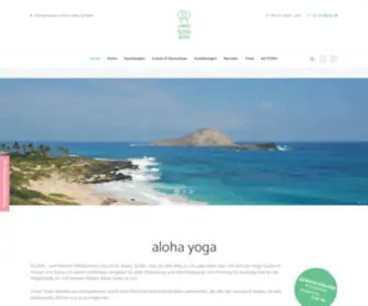 Alohayoga.ch(Aloha yoga & pilates Aarau) Screenshot