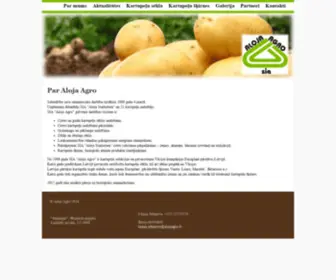 Alojaagro.lv(SIA "Aloja Agro") Screenshot