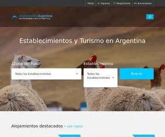 Alojamientosargentina.com.ar(Alojamientos Argentina) Screenshot