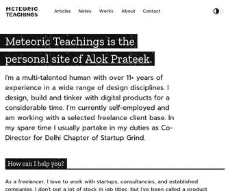 Alokprateek.in(Alok Prateek) Screenshot