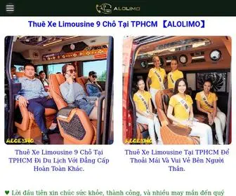 Alolimo.com(Thuê Xe Limousine 9 Chỗ Tại TPHCM) Screenshot