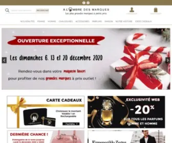 Alombredesmarques.fr(Destockage de v) Screenshot