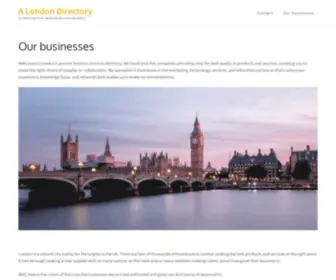 Alondondir.com(London Business Services) Screenshot