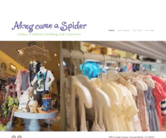 Alongcameaspider.net(Along Came a Spider Official Website) Screenshot