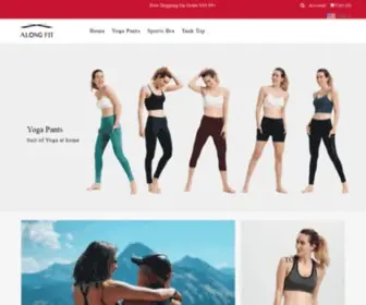 Alongfit.com(Yoga Pants) Screenshot