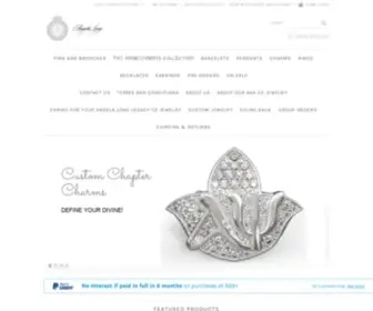 Alonglegacyjewelry.com(Sorority jewelry) Screenshot