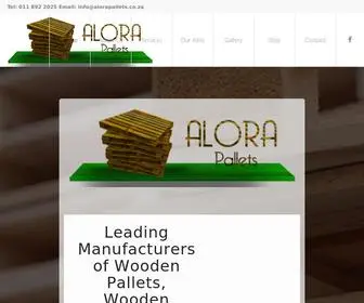Alorapallets.co.za(Alora Pallets) Screenshot