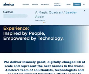 Alorica.com(Customer Service BPO Leader) Screenshot