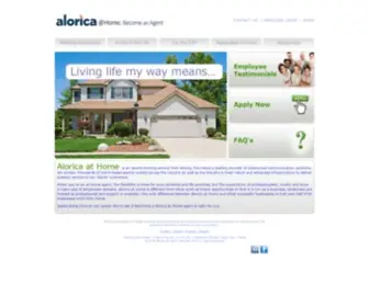 Aloricaathome.com(Work from the comfort of your home with Alorica work at home jobs) Screenshot