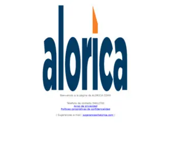 AloricaCDmx.com(ALORICA M�XICO GLOBAL SERVICES) Screenshot