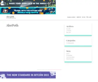 Alorpoth.xyz(My Blog) Screenshot