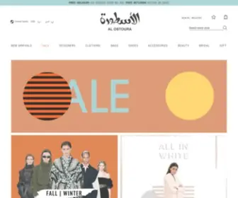 Alostoura.com(Designer Women's Fashion Online Shopping) Screenshot