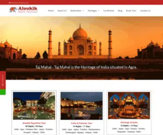 Aloukikindia.com(Aloukik India) Screenshot