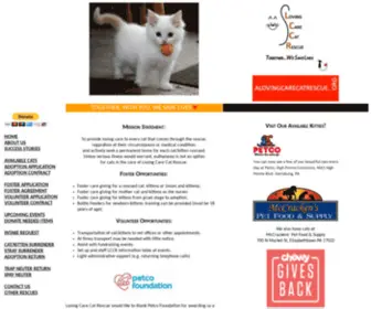 Alovingcarecatrescue.org(Alovingcarecatrescue) Screenshot