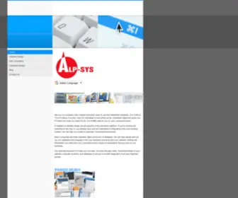 ALP-SYS.com(ALP SYS) Screenshot