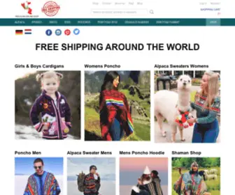 Alpaca-Sweater.com(Shop online Peruvian Alpaca Sweater for Women and Men) Screenshot