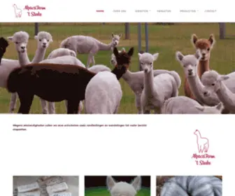 Alpacafarmtsteeke.nl(Alpaca wandelingen) Screenshot