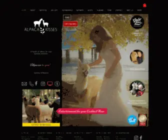 Alpacakisses.com(Alpaca Wedding) Screenshot