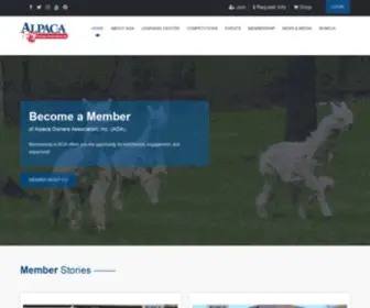 Alpacaregistry.net(Alpaca Owners Association) Screenshot