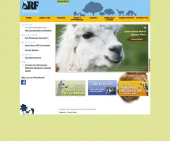 Alpacaresearch.org(Alpaca Research Foundation) Screenshot