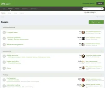 Alpariforum.com(Forums) Screenshot