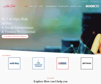 Alpashah.in(Alpa Shah) Screenshot