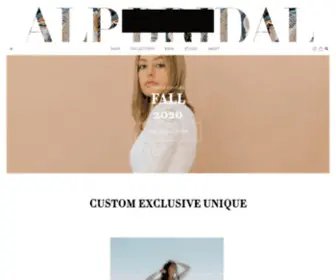 Alpbridal.com(Custom Exclusive Unique) Screenshot