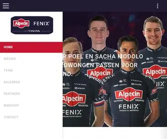 Alpecin-Fenix.com(Alpecin-Fenix Cycling Team 2020) Screenshot