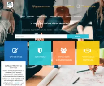 Alpeformacion.es(Alpe Formación academia de oposiciones Santander) Screenshot