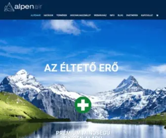 Alpenair.hu(Personal Oxygen Spray from Europe) Screenshot