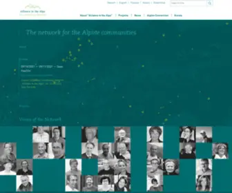 Alpenallianz.org(Allianz in den Alpen) Screenshot