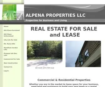 Alpenaproperties.info(ALPENA PROPERTIES LLC) Screenshot