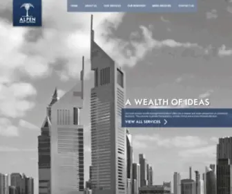 Alpenassetadvisors.com(ALPEN ASSET ADVISORS LIMITED) Screenshot