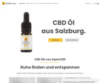 Alpencbd.at(CBD in Salzburg) Screenshot