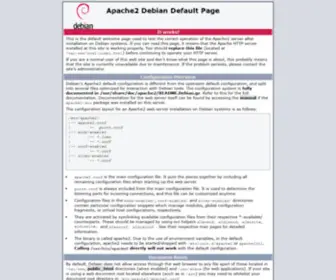 Alpenfoto.com(Apache2 Debian Default Page) Screenshot