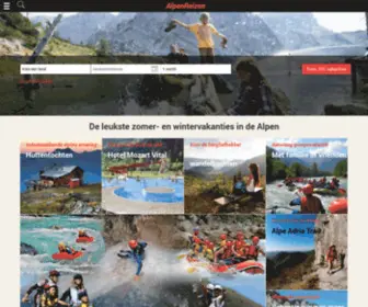 Alpenreizen.nl(Dé specialist voor Alpenvakanties) Screenshot