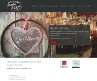 Alpentenne.at(Alpen Tenne Brand) Screenshot