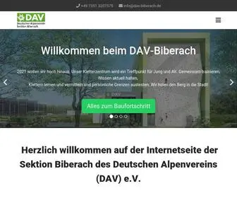 Alpenverein-Biberach.de(Gruppen) Screenshot