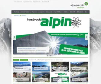 Alpenverein-IBK.at(Willkommen beim Alpenverein Innsbruck) Screenshot