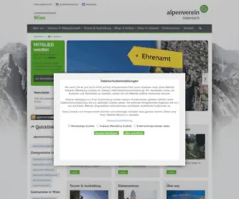 Alpenverein.wien(Alpenverein in Wien) Screenshot