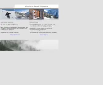 Alpenwald.de(Alpenwaldhütte & Cafe Gasthof Alpenwald) Screenshot