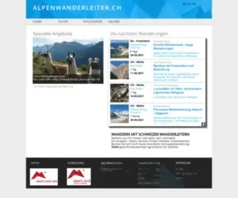 Alpenwanderleiter.ch(Abseits vom Massentourismus) Screenshot