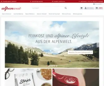 Alpenweit.de(Alpen Feinkost & Lifestyle Produkte) Screenshot