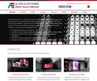 Alperelektronik.net(LED TABELA Ankara Alper Elektronik) Screenshot