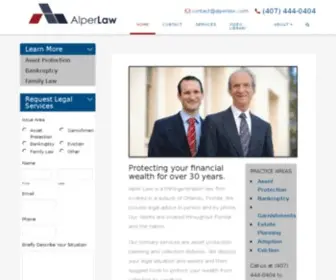 Alperlaw.com(Alper Law) Screenshot
