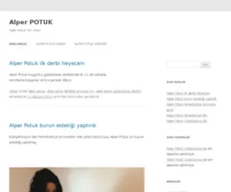 Alperpotuk.com(Alper Potuk) Screenshot