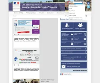 Alpes-DE-Haute-Provence.gouv.fr(Actualités) Screenshot